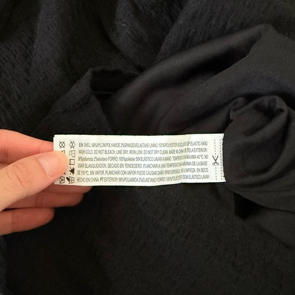 Forever 21 Black midi dress with adjustable spaghetti straps - Size M - NEW - Picture 6 of 6